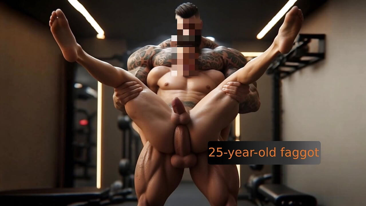 Gay Ass Trainer - Wild Fuck in the Gym with Youngsters