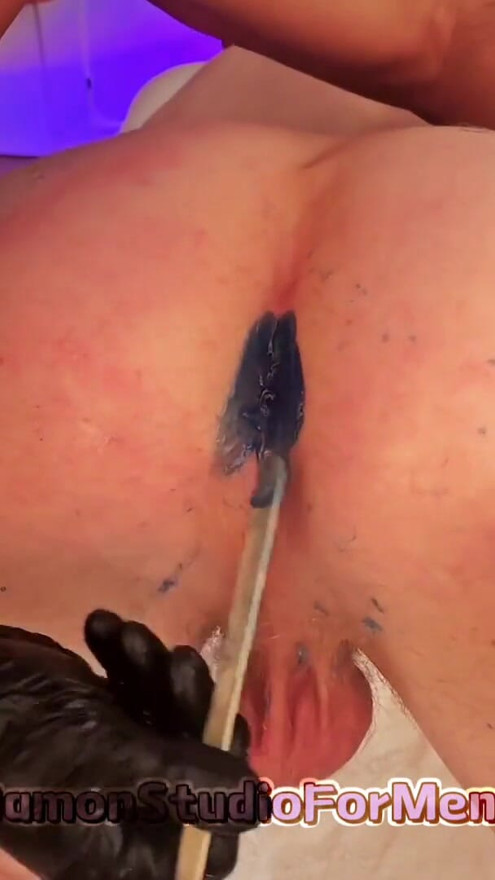 GymBoyVancouver waxing fuck smooth big ass of young student with big dick at gay spa & massage studio for men in Vancouver | Clip 2