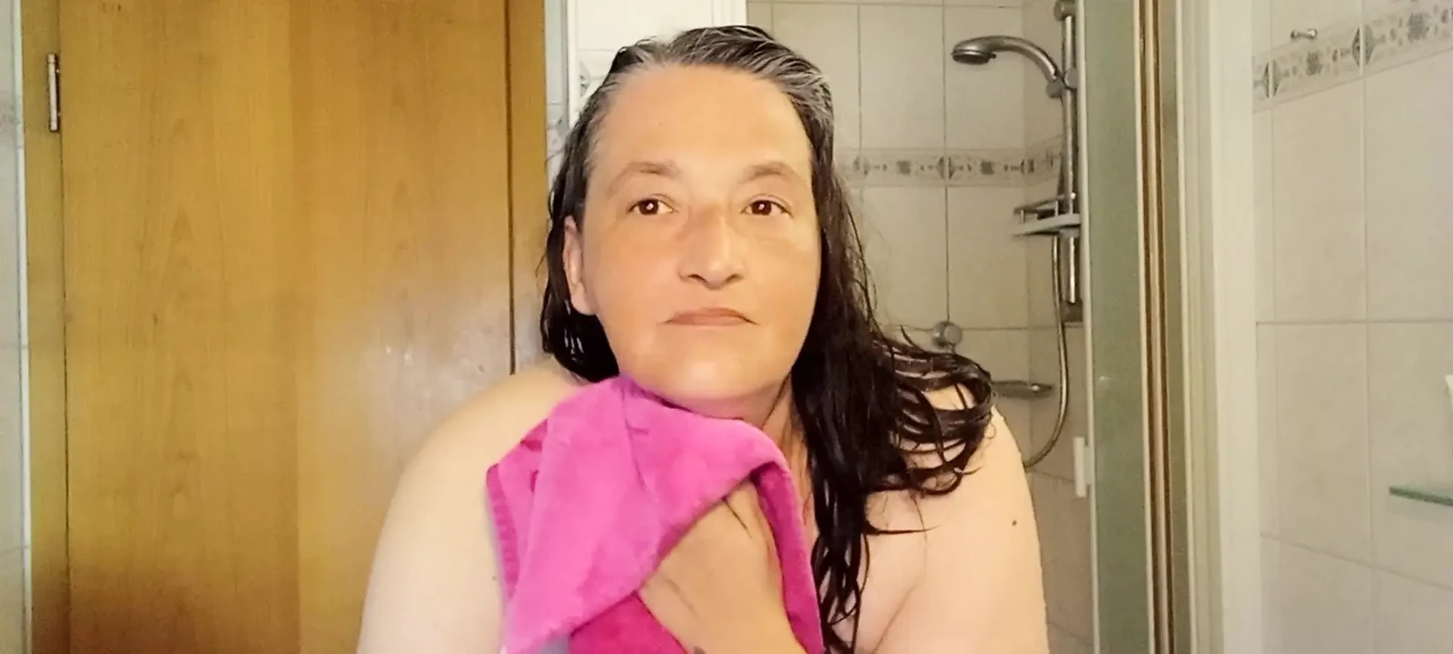 After showering... A moment just for you