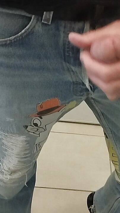 Fetich jeans Levi's masturbation