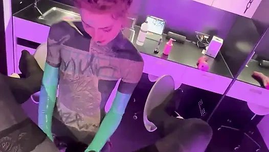 Heavy Tattoo Pegging - Boyfriend Gets Fucked & Fingered Deep