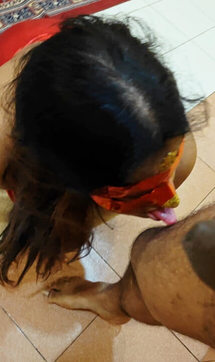 Get ready with Indian MILF Slave Olivia used in Party and BDSM Training wet blowjob slap rub twerk feeding rimjob ass sucking