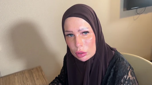 Hijabi Wife Busy at Work Till She Saw Sinflare Dick