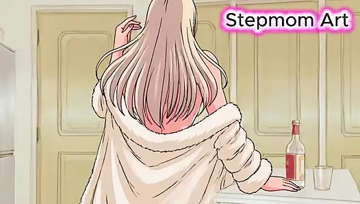 ИНСТРУКЦИЯ ПО ДРОЧКЕ Мачеха пропитанная обнаженной готовкой - иди со мной, 100% ты кончишь - грязный разговор