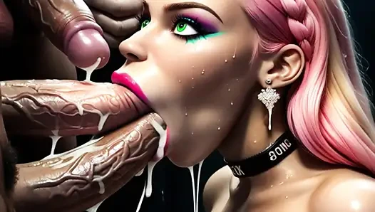 AI ШЛЮШКИ В ПОДЗЕМЕЛЬЕ, ПОДБОРКА ВИДЕО 134 - ANIKKAS BLOWBANG