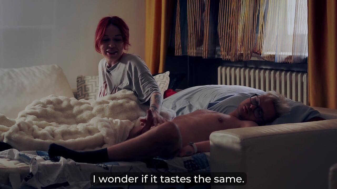 Step Stepmom Shares Bed with Step Stepson - Naughty Nighttime Fun!