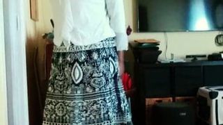 Расклешенная юбка в винтажном стиле