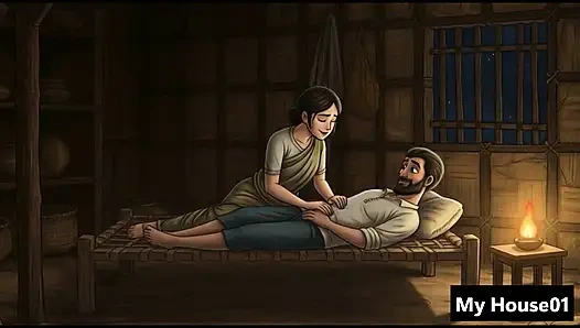A poor husband and wife sex in villege house bengali