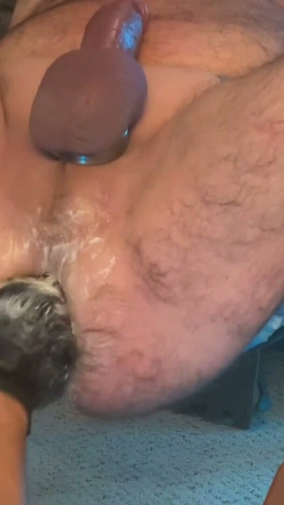 Fisted in the sling by Fire281. Digging the riding crop slapping against my ass, cock and balls.  Came hard at the end | Clip 1