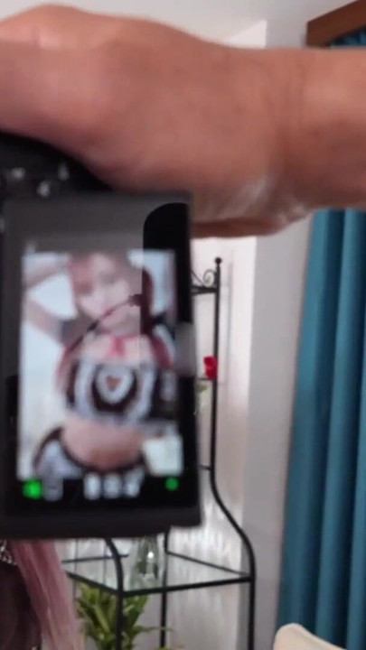 Masochistic cosplayer pervert training photoshoot: Ami Saito | Clip 1