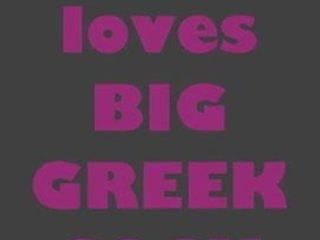 Sie liebt großen griechischen Schwanz