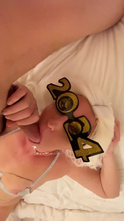 Key moment from "Wow , Young stud Rips me a new ASS , cum on glasses feed me ur Sperm"