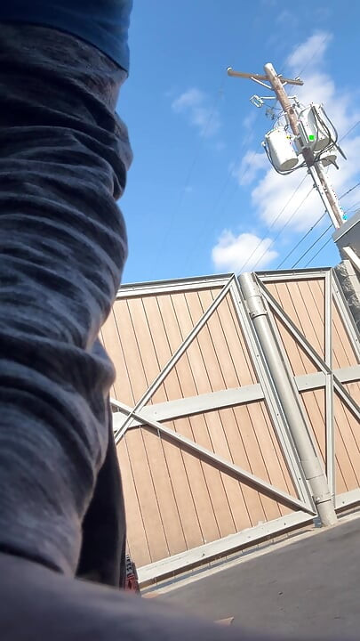 At My Job Outside By The Dumpster Stripping Half Naked Just So I Can Twerk Lil Bit And Show Off My Tight Black Boy Pussy