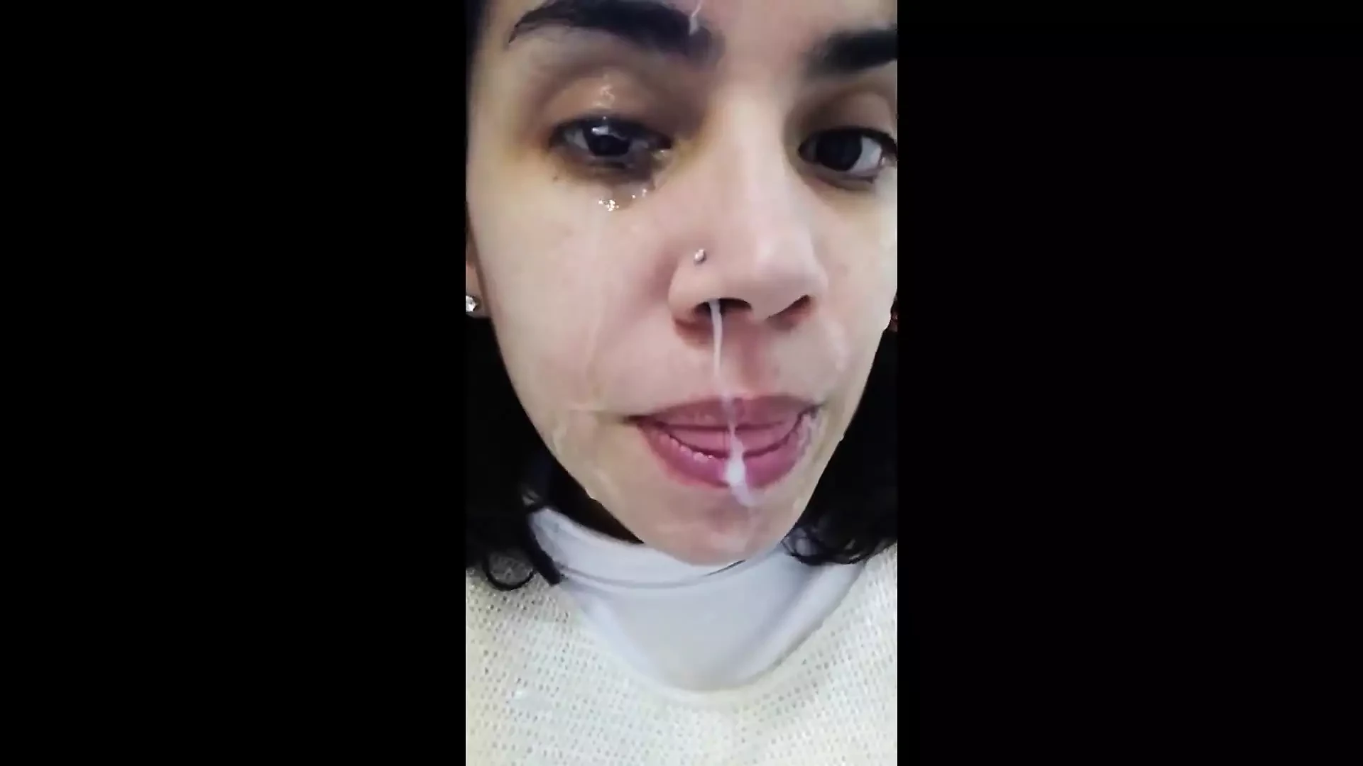 Compilație # 5 - 31 minute de ejaculări faciale uimitoare, joc romantic cu spermă și înghițire de spermă!