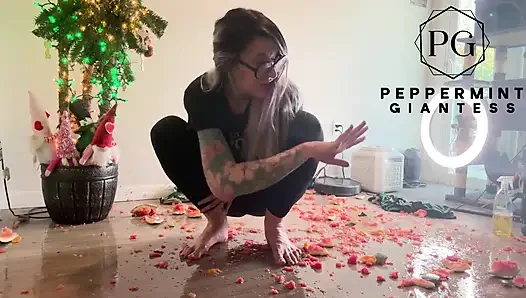 Fruit Crush Aftermath: Saftige boden-schmutz säubern