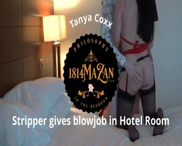 ASMR Kissing Stripper in a Hotel Room Red Dress