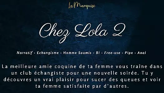 French Audio Story - You're free-using in the swingers' club with your wife