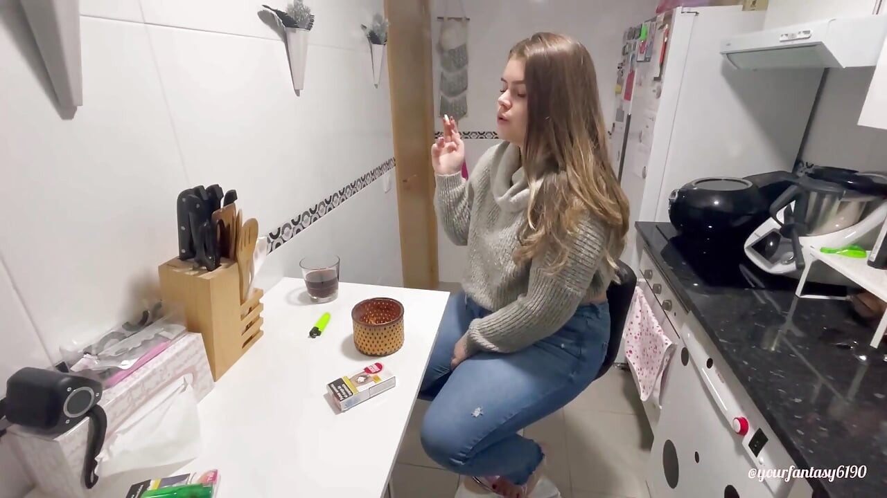Smoking in kitchen