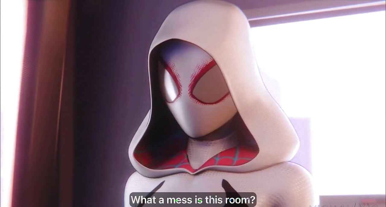 Spiderman fucks spidergirl in doggy style