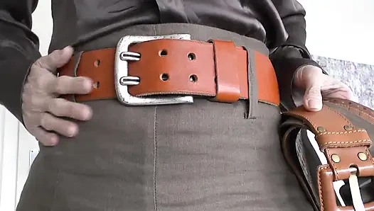 Pas dengan ikat pinggang seksi dengan rok linen, bagian 1, lady victoria valente