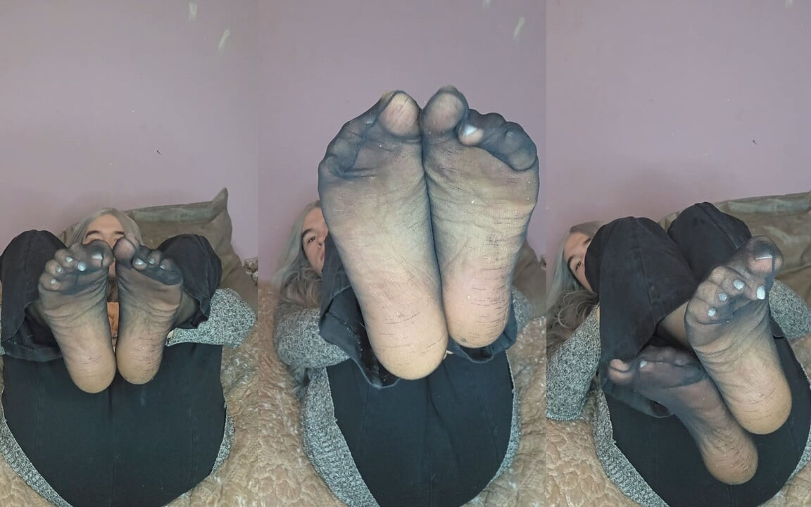 Showing off My Nylons