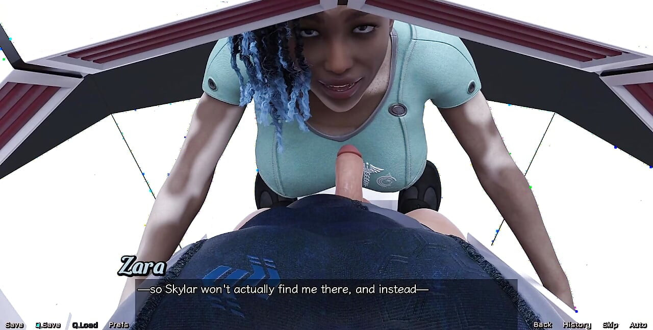 Stranded in Space - Hot Blowjob by Vitiligo Girl