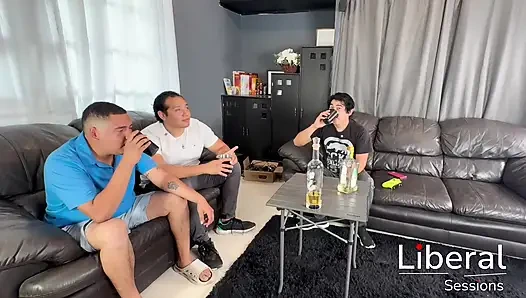 Stepmom fucked by her stepson and his friends