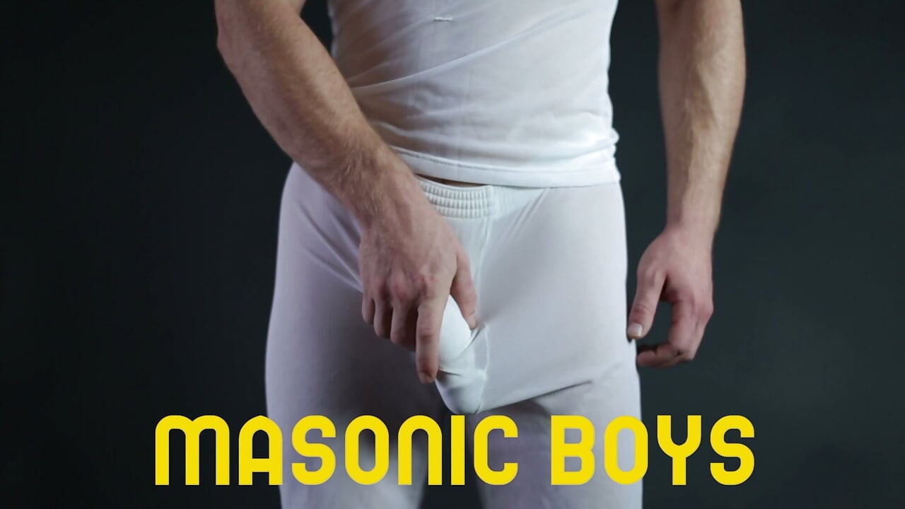 MasonicBoys - Innocent twink seduced to orgasm by hot DILF Adam Snow
