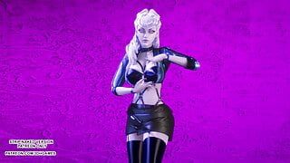 Mmd cl - lega una ciliegia evelynn sexy danza kpop league of legends kda