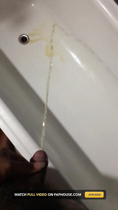 Peeing in the Bathtub