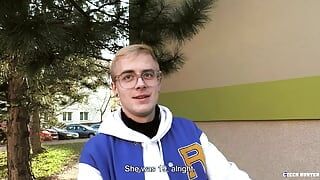 BIGSTR - Blond Guy Really Needs Some Money But He Can Only Get Them If He Sucks And Milks A Hard Cock