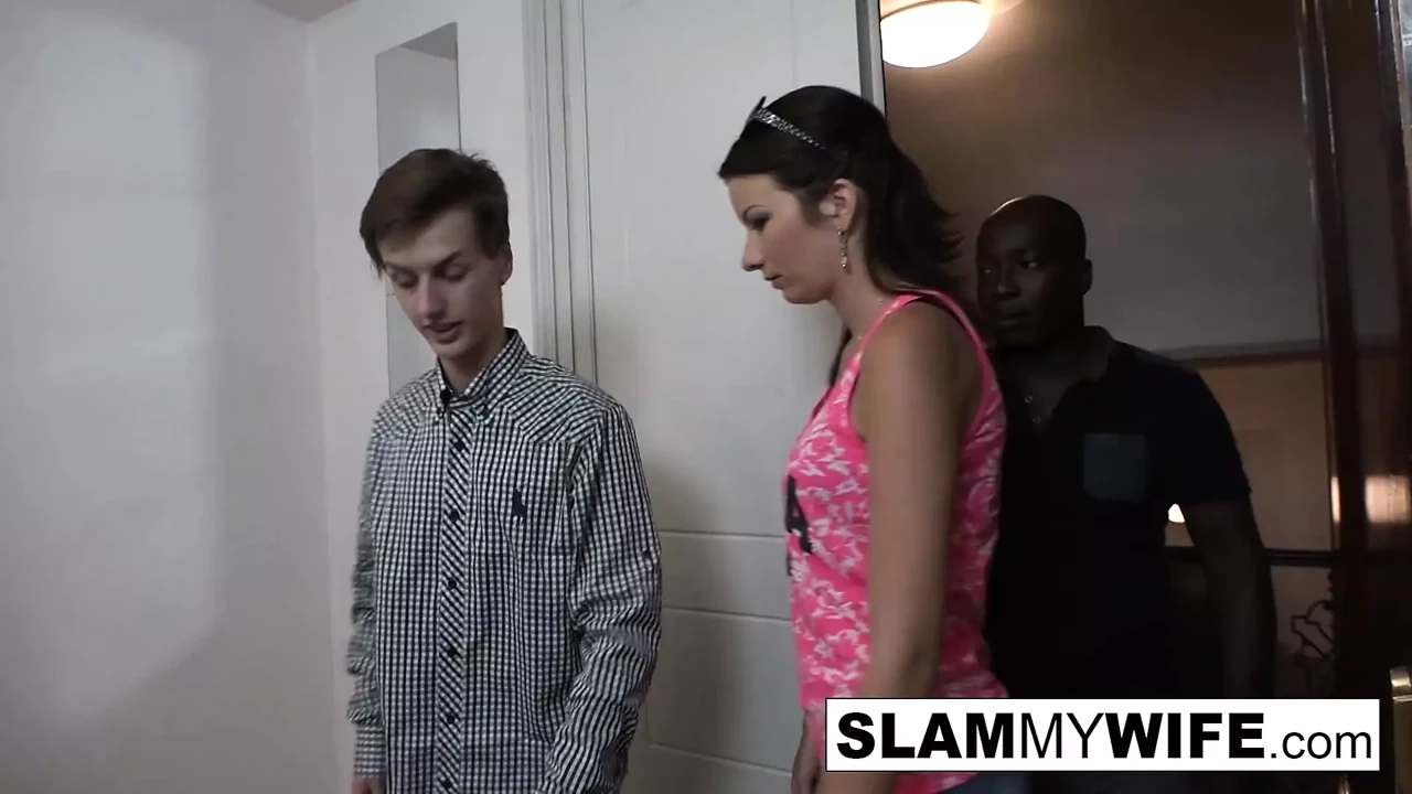 Tight brunette gets a BBC in her asshole