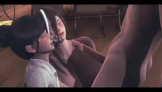 Hentai Uncensored - Girl with Big Tits Fuckerd Anal and Vaginal - Japane...