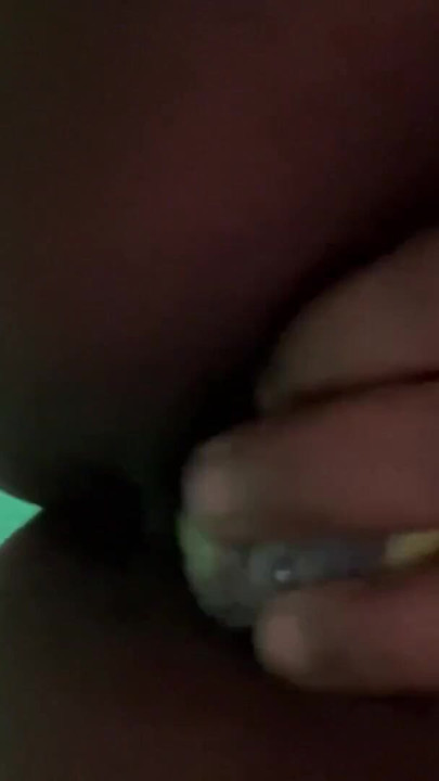 Pussy maturation with banana | Clip 1