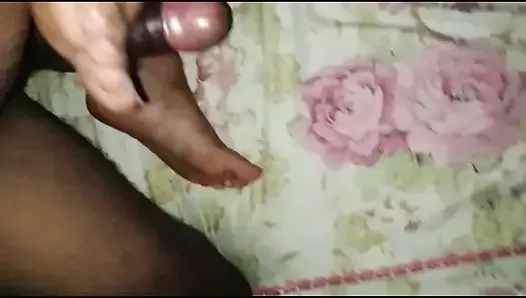 Foot Job with jelousy wife