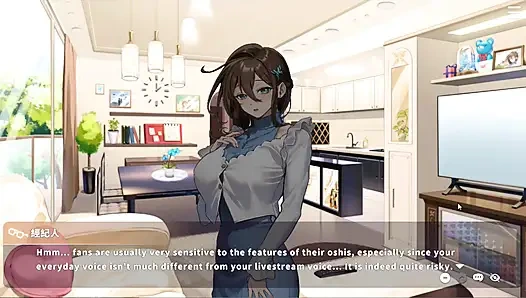 Hentai Game – Married Woman Cosplays Her Vtuber at Event & Has Sex - V-Lover