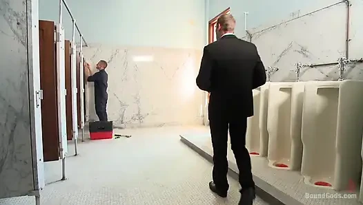 Creep Handyman Torments and Pushes His Boss