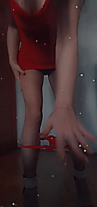 European babe does a sexy tease