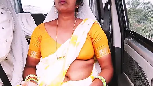 Индийский секс в машине. Горничная пытается трахаться с владельцем дома. Телугу грязные разговоры.