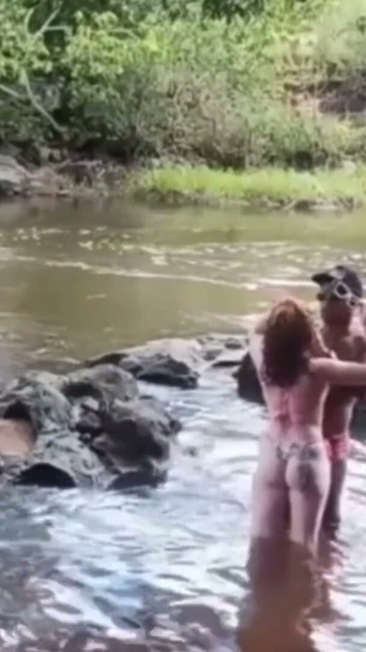 Run away from home to fuck my boyfriend in a forest | Clip 1