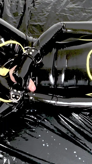 Jaw-dropping moment from "Rubber Gimp Milking!"