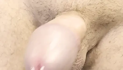 I love you, and I'm showing you my cock up close while I masturbate