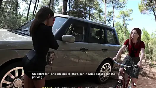 Осень Кейси 2 раздевается в лесу