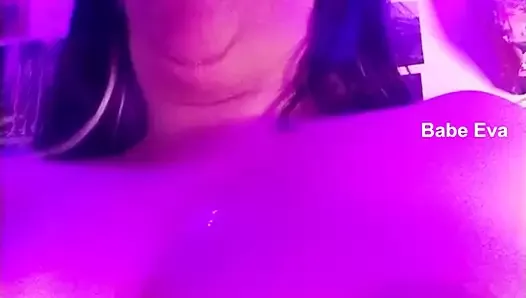 BBW Eva gets her mouth fucked by BBC