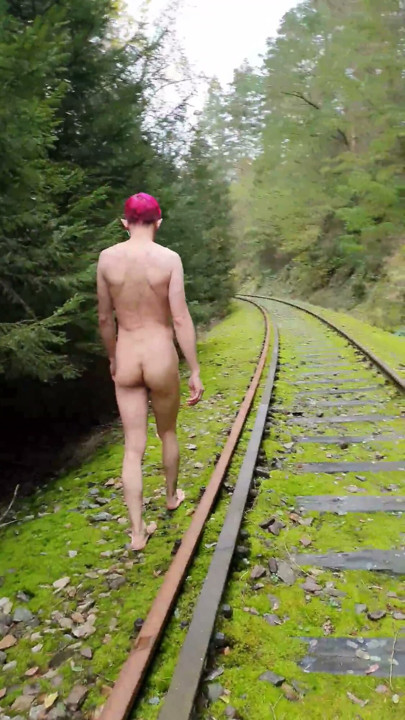 Abandoned train tracks?  Including pissing. | Clip 1