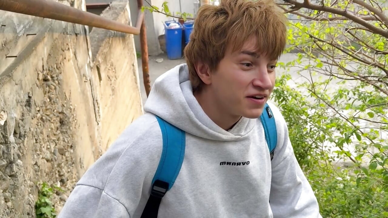 Real Straight Guy Sold His Ass to a Stranger in Public First Part