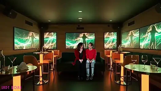 I masturbated a nightclub manager in the VIP room while my husband films