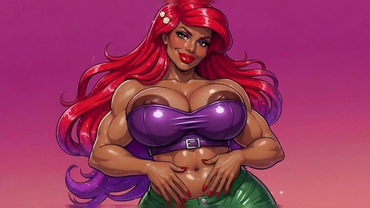 Animation rousse indienne séduisante