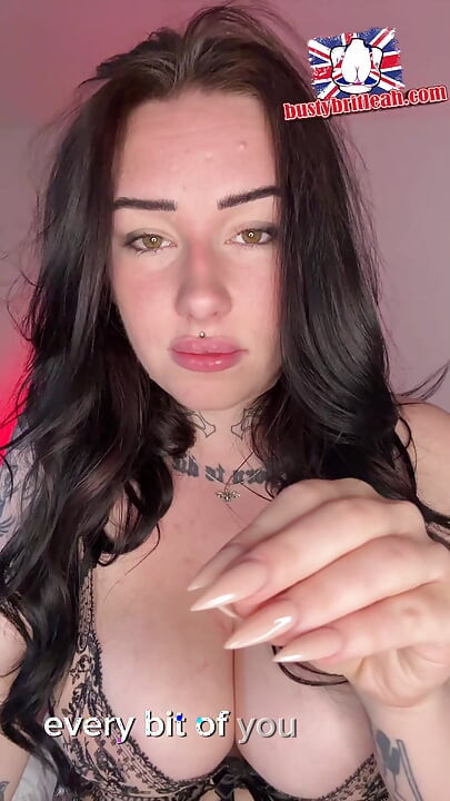 Dominant British Goth Girl whips you