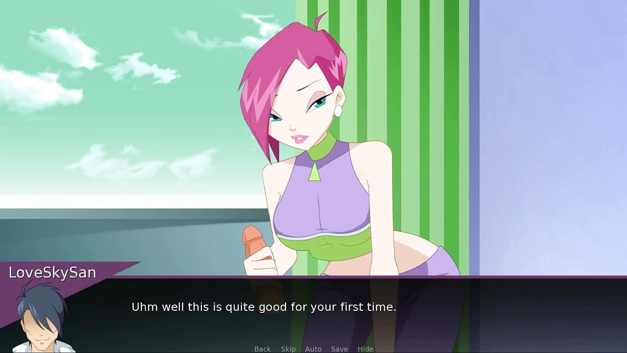 Fairy Fixer V0.1.2 الجزء 33 سخيف ستيلا في الحمام و Tecna Handjob بواسطة Loveskysanx